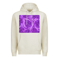 Oatmeal Heather purple glitter with leopard pattern Premium Hoodie - TumblerDesignByShophia