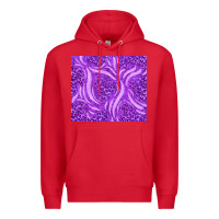 Red purple glitter with leopard pattern Premium Hoodie - TumblerDesignByShophia