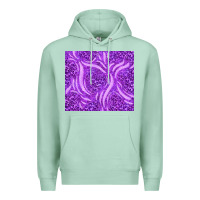 Seafoam purple glitter with leopard pattern Premium Hoodie - TumblerDesignByShophia