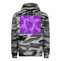 Slate Camo purple glitter with leopard pattern Premium Hoodie - TumblerDesignByShophia
