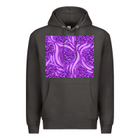 Smoke purple glitter with leopard pattern Premium Hoodie - TumblerDesignByShophia