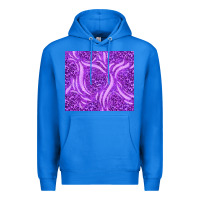 True Royal purple glitter with leopard pattern Premium Hoodie - TumblerDesignByShophia
