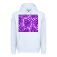 White purple glitter with leopard pattern Premium Hoodie - TumblerDesignByShophia