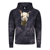 Cloud Black Alpaca Head Vintage Hoodie - LillyAllenDesigns