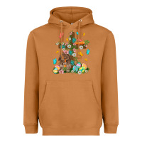 Meerkat Western Rabbit with Cross Easter Day Heavyweight Hoodie - HowdyJamesFarm