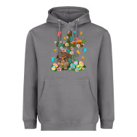 Storm Western Rabbit with Cross Easter Day Heavyweight Hoodie - HowdyJamesFarm