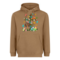 Toasted Coconut Western Rabbit with Cross Easter Day Heavyweight Hoodie - HowdyJamesFarm