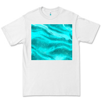 White turquoise glitter Premium Tee - JahusDesignShop