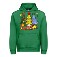 Emerald christmas with softball trees bbs Urban Hoodie - BundleAndBundleShop