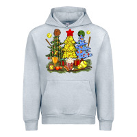 Heather Grey christmas with softball trees bbs Urban Hoodie - BundleAndBundleShop