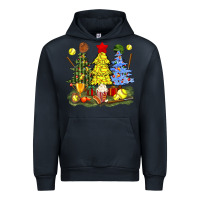 Navy christmas with softball trees bbs Urban Hoodie - BundleAndBundleShop