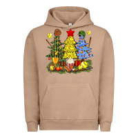 Pigment Burro christmas with softball trees bbs Urban Hoodie - BundleAndBundleShop