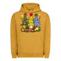 Pigment Peanut Butter christmas with softball trees bbs Urban Hoodie - BundleAndBundleShop
