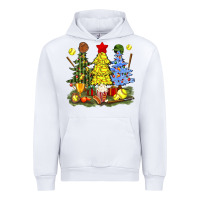 White christmas with softball trees bbs Urban Hoodie - BundleAndBundleShop
