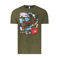 Vintage Olive can't talk right now doing paramedic stuff Vintage Tee - MaliasSmallBusiness