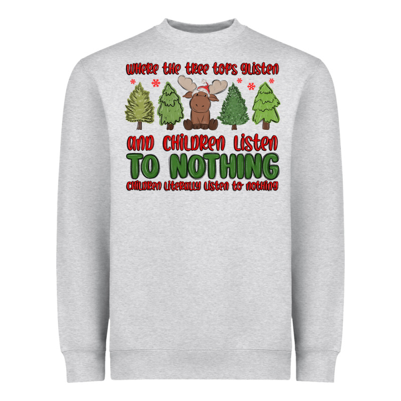 Where The Tree Tops Glisten Heavyweight Sweatshirt by MaliasSmallBusiness | Teevron