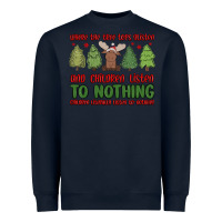 Navy where the tree tops glisten Heavyweight Sweatshirt - MaliasSmallBusiness