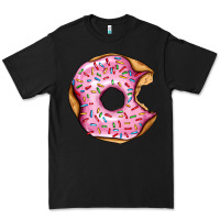 Black pink strawberry donut Premium Tee - AdoDesignShop