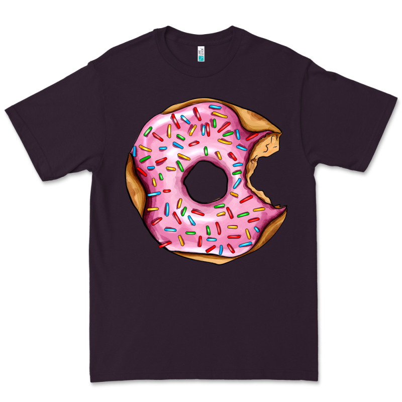 Pink Strawberry Donut Premium Tee by AdoDesignShop | Teevron