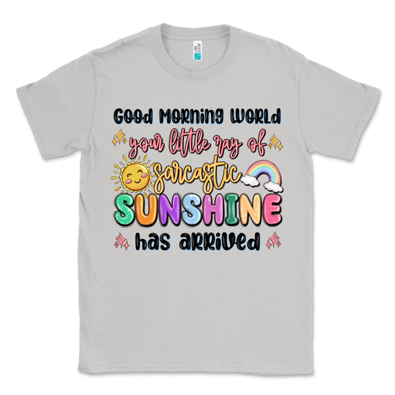 Good Morning World Your Little Ray Of Sarcastic Classic Tee by MaliasSmallBusiness | Teevron
