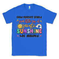 True Royal good morning world your little ray of sarcastic Classic Tee - MaliasSmallBusiness