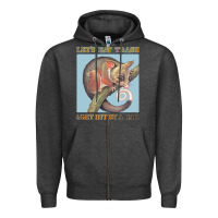Charcoal Heather Let's Eat Trash & Get Hit By A Car Zipper Hoodie - Bettercallsaul