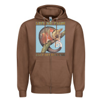 Chestnut Let's Eat Trash & Get Hit By A Car Zipper Hoodie - Bettercallsaul