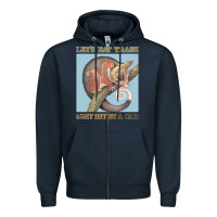 Navy Let's Eat Trash & Get Hit By A Car Zipper Hoodie - Bettercallsaul