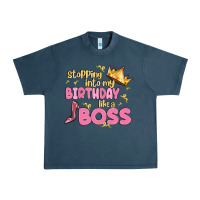 Midnight Navy birthday boss Urban Heavy Tee - MaliasSmallBusiness