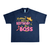 Navy birthday boss Urban Heavy Tee - MaliasSmallBusiness