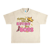 Sandshell birthday boss Urban Heavy Tee - MaliasSmallBusiness
