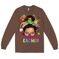 Chestnut preschool teacher Long Sleeve Tee - NancyCooperArtShop