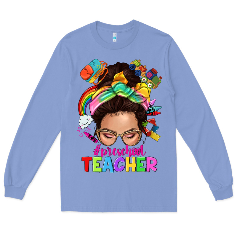 Preschool Teacher Long Sleeve Tee by NancyCooperArtShop | Teevron