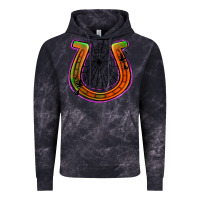 Cloud Black halloween  horseshoe Vintage Hoodie - Jasminsmagicworld