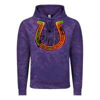 Cloud Purple halloween  horseshoe Vintage Hoodie - Jasminsmagicworld