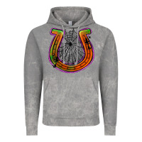 Cloud Rock halloween  horseshoe Vintage Hoodie - Jasminsmagicworld