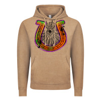 Vintage Coffee halloween  horseshoe Vintage Hoodie - Jasminsmagicworld