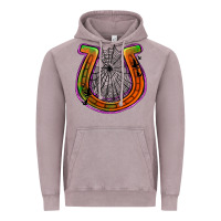 Vintage Zinc halloween  horseshoe Vintage Hoodie - Jasminsmagicworld