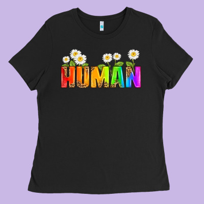 Human Ladies Tee Designed By Hra Design Shop