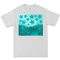 Dove Grey turquoise glitter star Premium Tee - JahusDesignShop