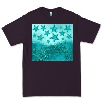 Plum turquoise glitter star Premium Tee - JahusDesignShop