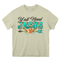 Mossy y'all need jesus arrow lily flowers Heavy Core Tee - BarkalooDesign