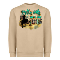 Pretty Girls Walk Like This Heavyweight Sweatshirt | Teevron