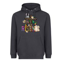 Smoke He is risen Easter Day Heavyweight Hoodie - HowdyJamesFarm