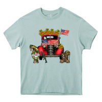 America Soldier Truck Heavy Core Tee | Teevron