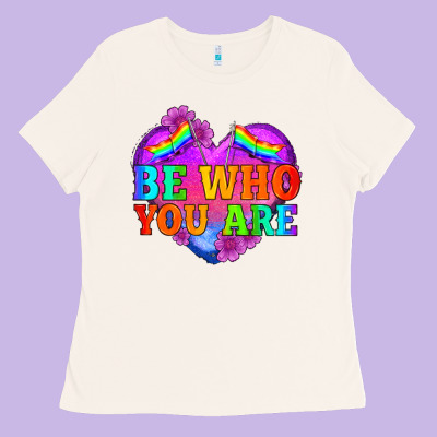 Be Who You Are Ladies Tee Designed By Hra Design Shop