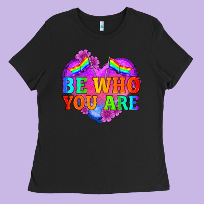 Be Who You Are Ladies Tee Designed By Hra Design Shop