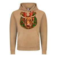 Vintage Camel christmas highland cow mistletoe Christmas Vintage Hoodie - Jasminsmagicworld