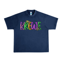 Navy mardi gras krewe Urban Heavy Tee - MaliasSmallBusiness