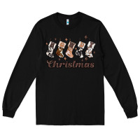 Black howdy christmas Long Sleeve Tee - MaliasSmallBusiness